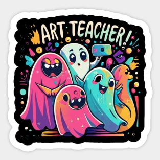 Art teacher funny cute design Sticker